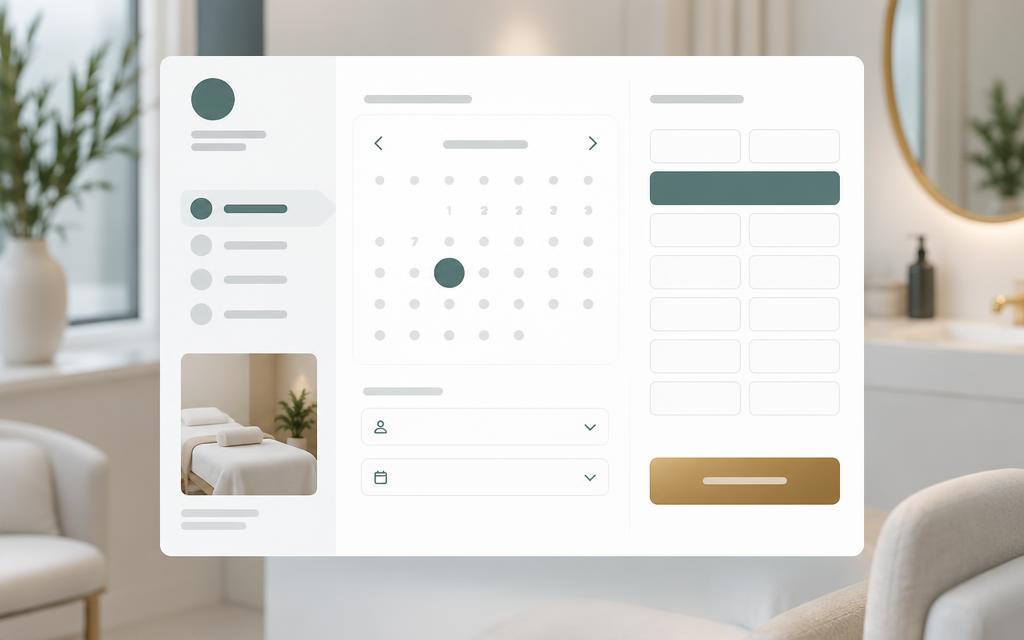 Preview of the booking calendar